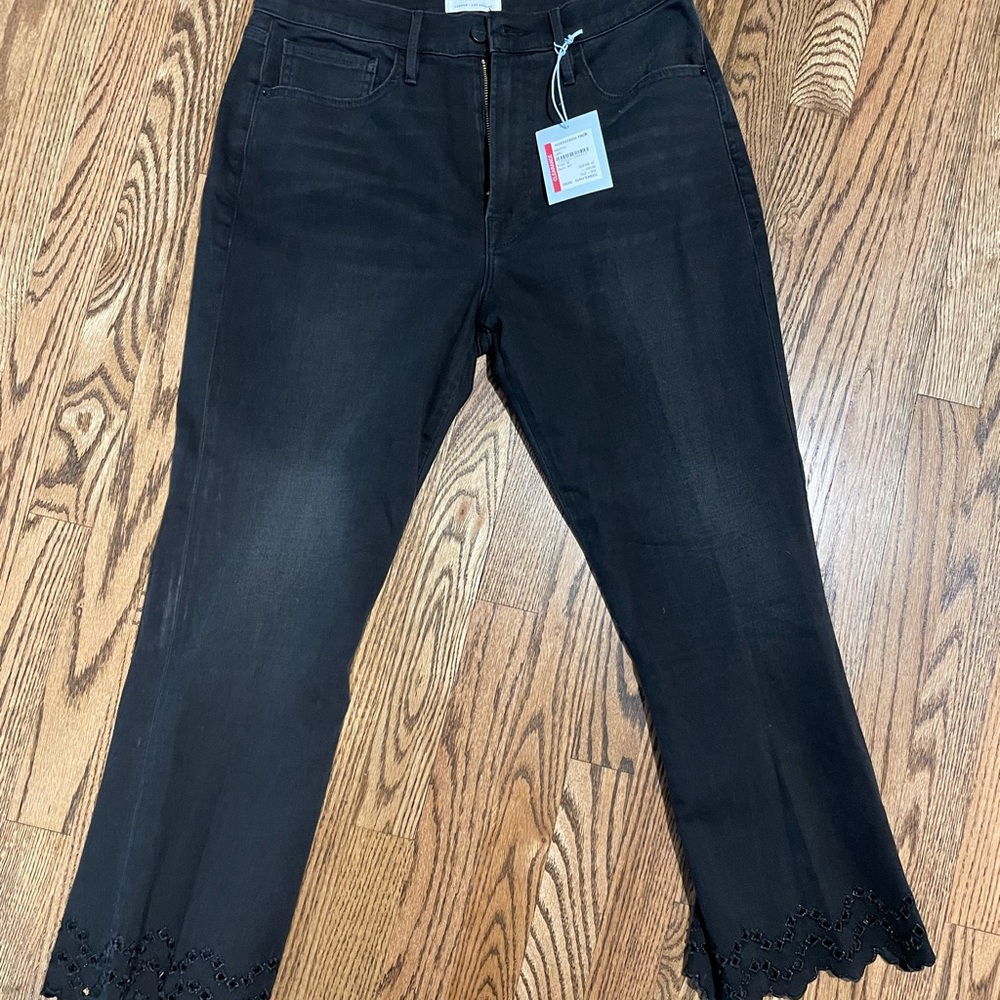 Frame black jeans size 30